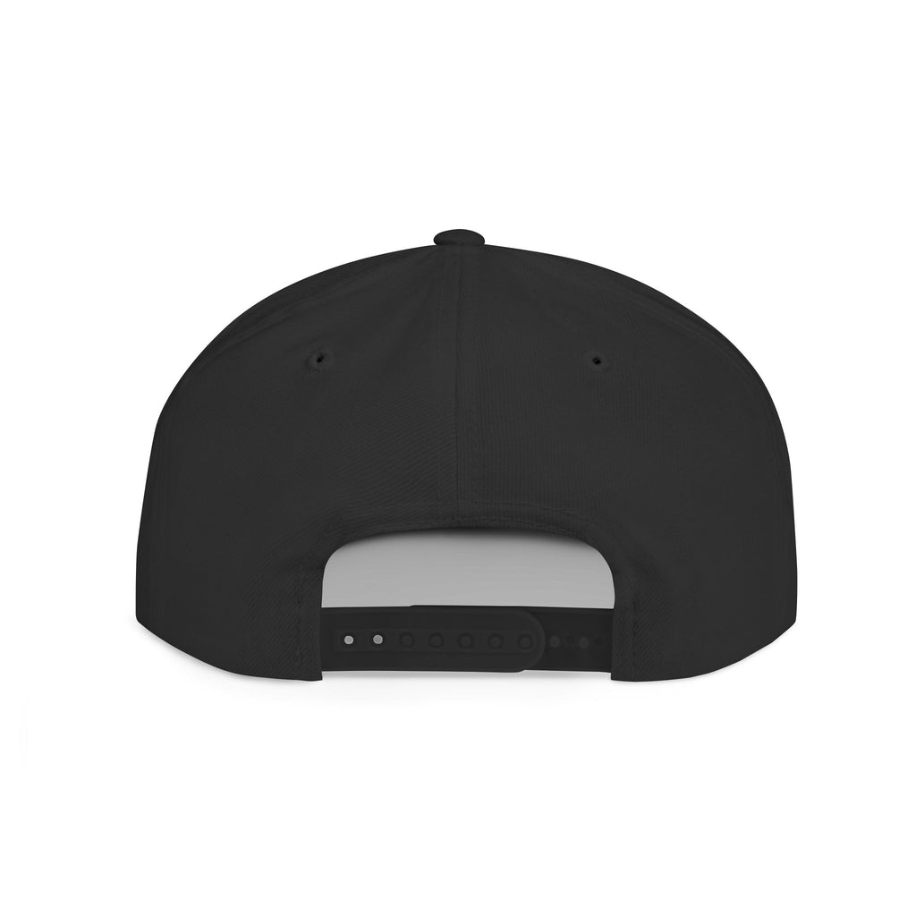 Infinity Heart Flat Bill Snapback Hat — Colorful Love Logo Embroidered Cap