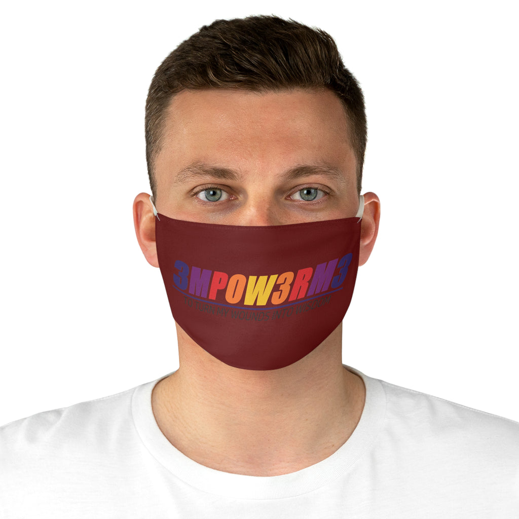 Empower Me Face Mask — Bold Retro '3MPOW3RM3' Graphic