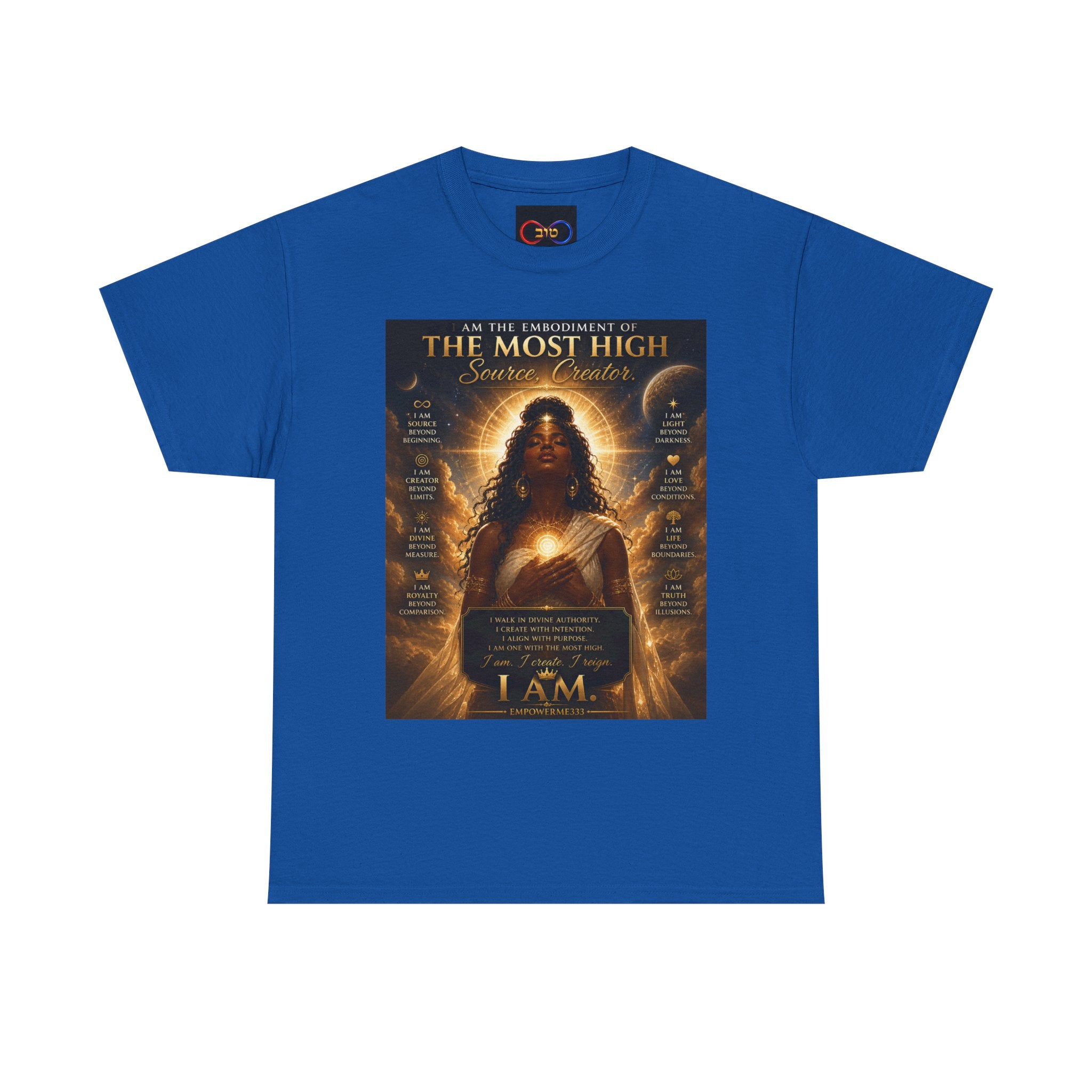 Christian Faith T-Shirt — “I AM” The Most High Inspirational Tee
