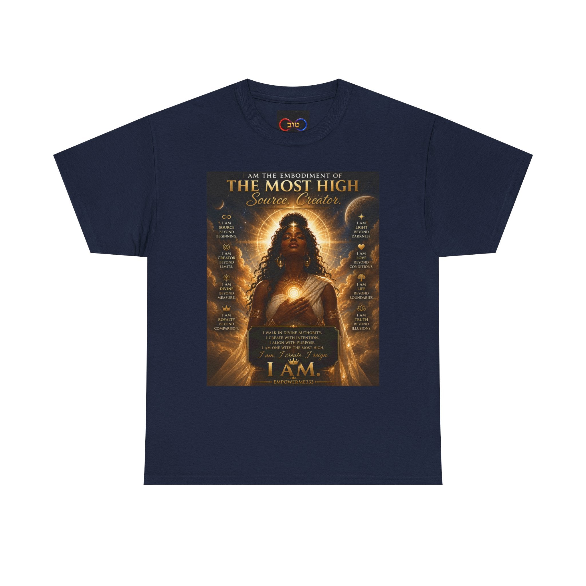 Christian Faith T-Shirt — “I AM” The Most High Inspirational Tee
