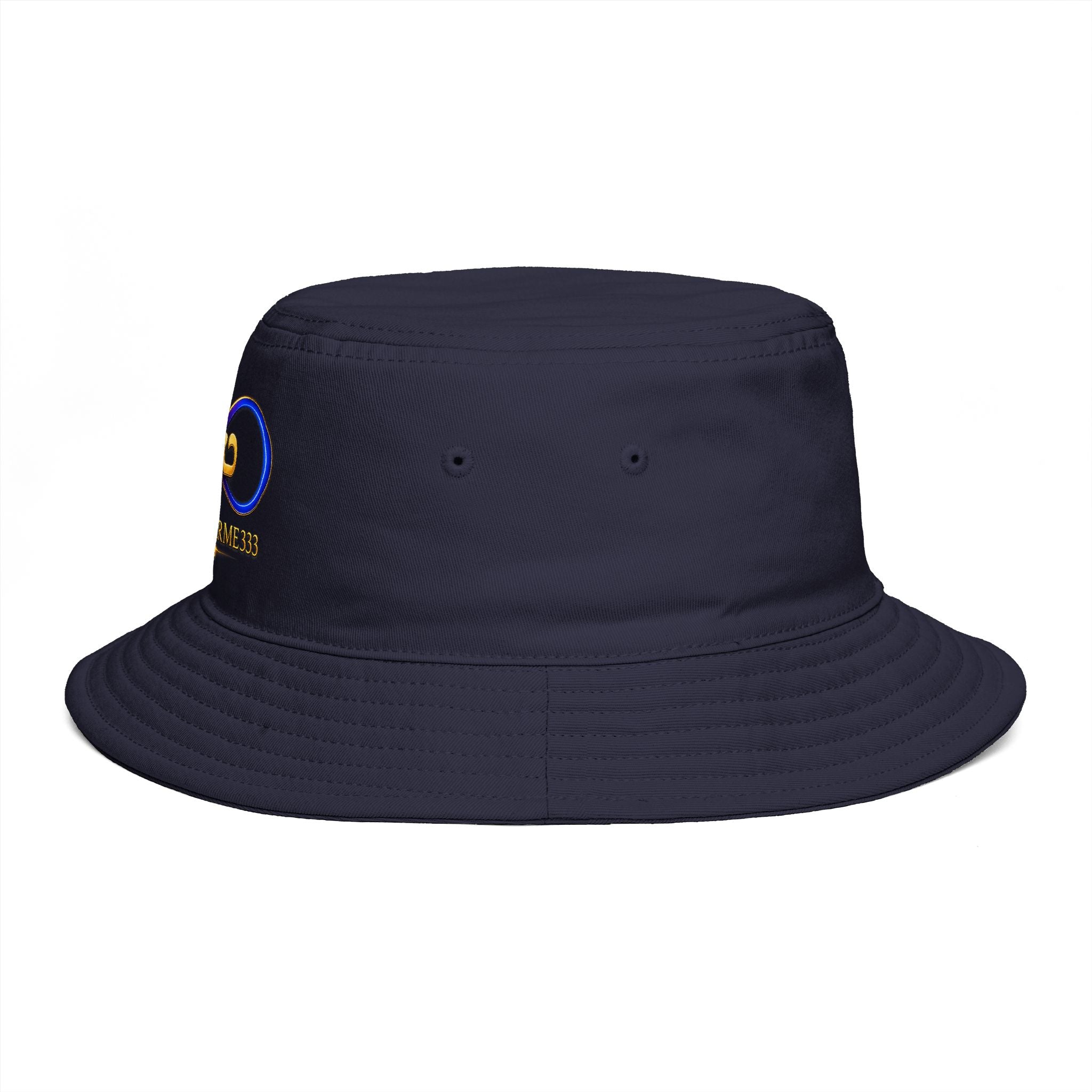Bucket Hat — EmpowerMe333 Infinity Logo Embroidered Black Hat