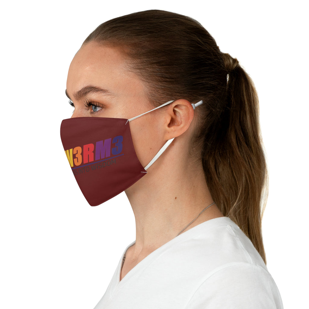 Empower Me Face Mask — Bold Retro '3MPOW3RM3' Graphic
