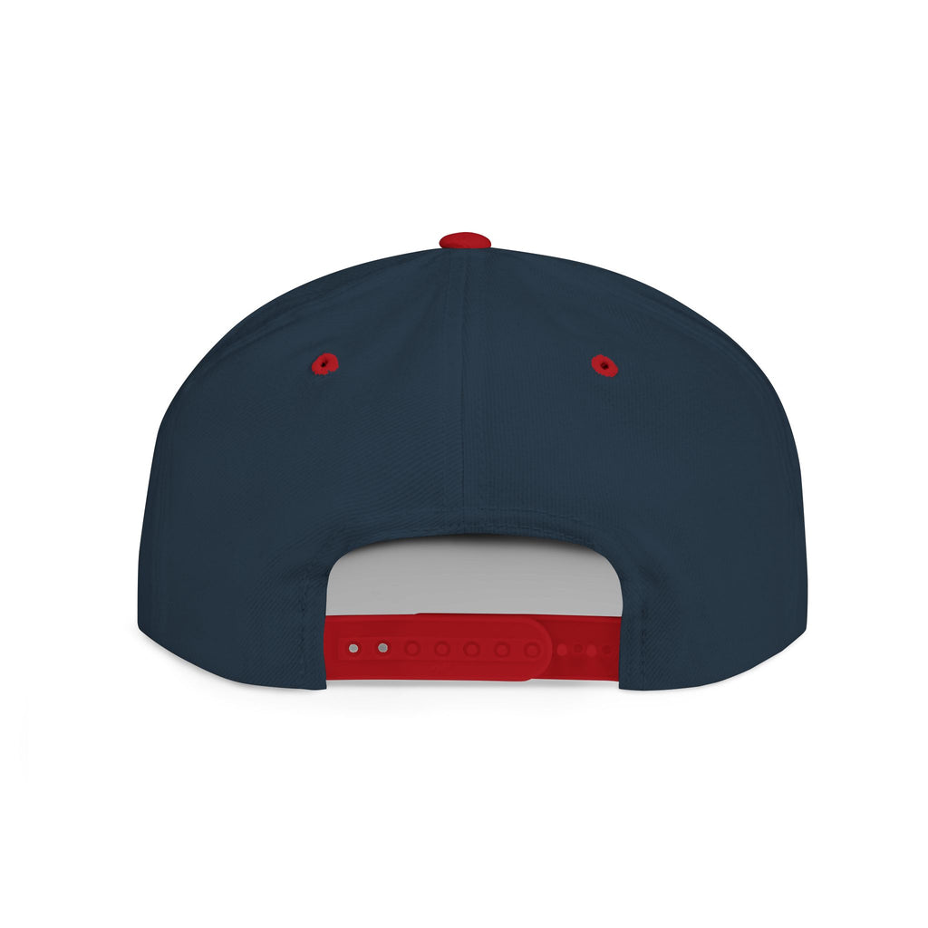 Infinity Heart Flat Bill Snapback Hat — Colorful Love Logo Embroidered Cap