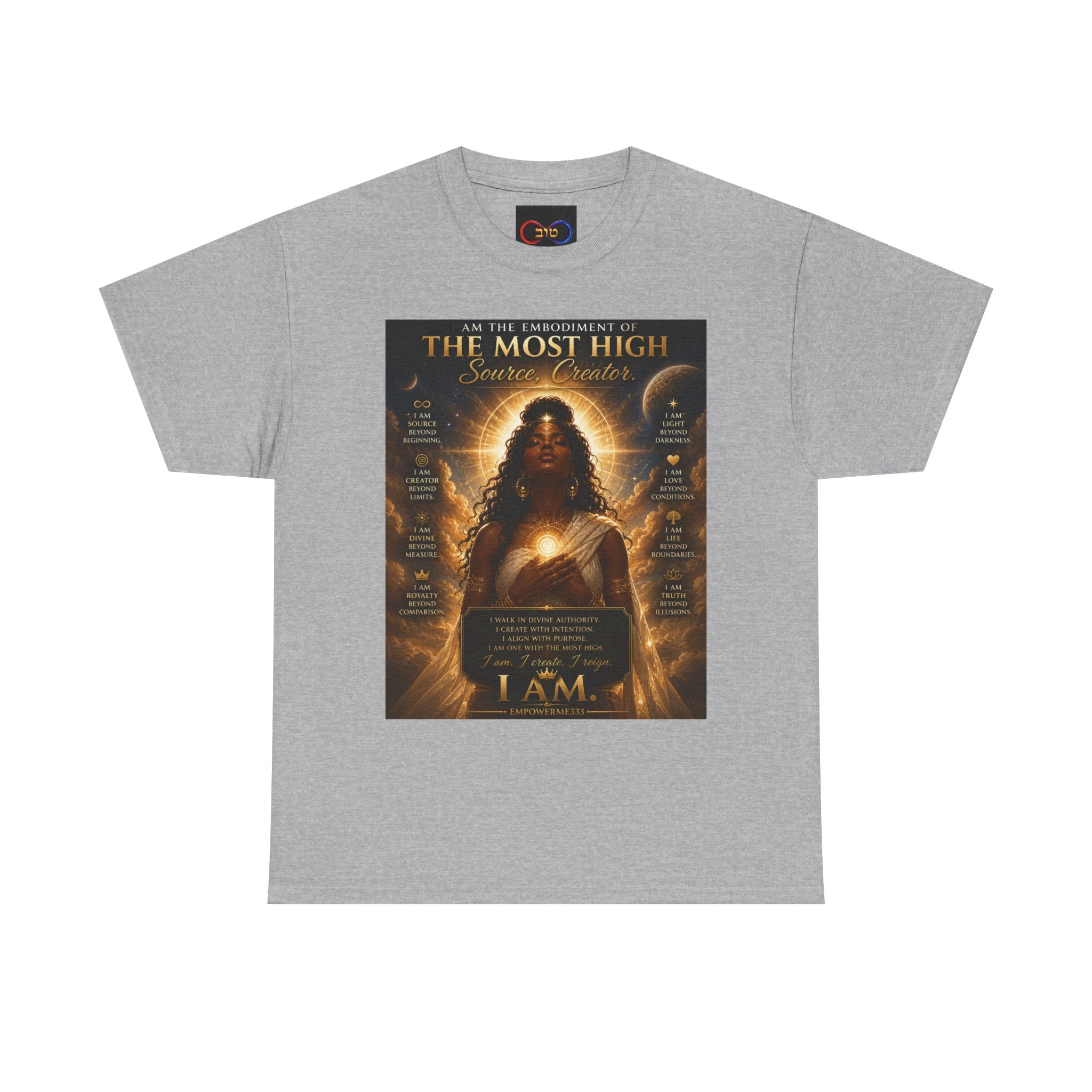 Christian Faith T-Shirt — “I AM” The Most High Inspirational Tee