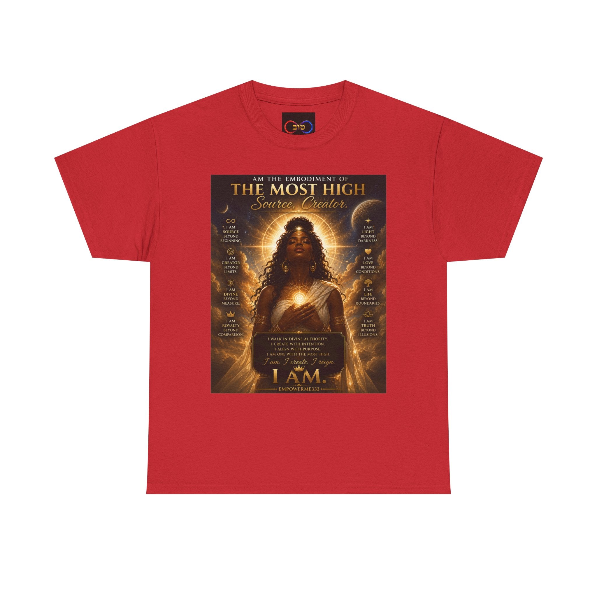 Christian Faith T-Shirt — “I AM” The Most High Inspirational Tee