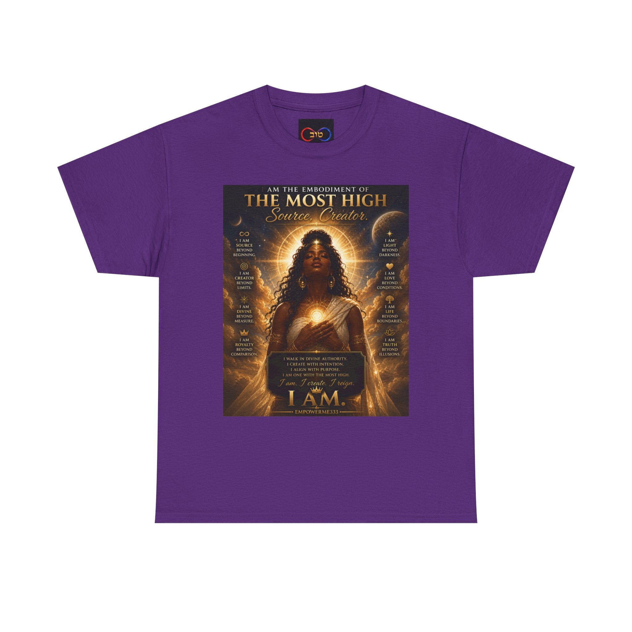 Christian Faith T-Shirt — “I AM” The Most High Inspirational Tee