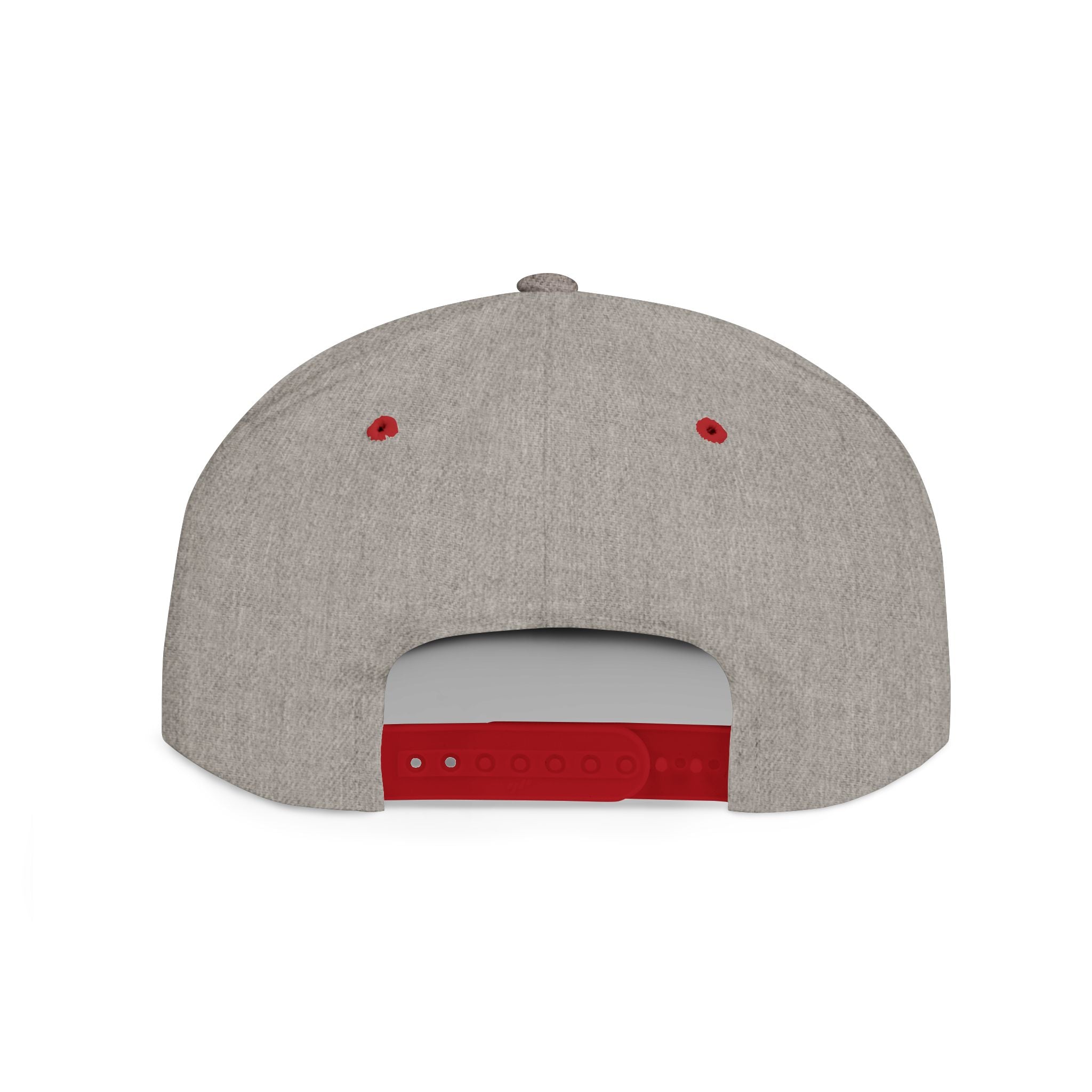 Infinity Heart Flat Bill Snapback Hat — Colorful Love Logo Embroidered Cap