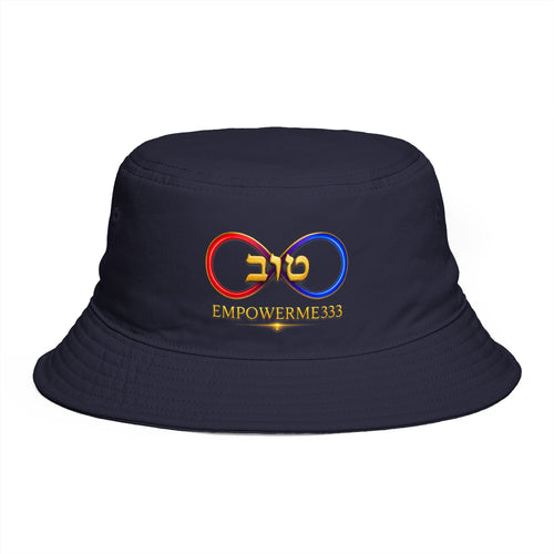 Bucket Hat — EmpowerMe333 Infinity Logo Embroidered Black Hat