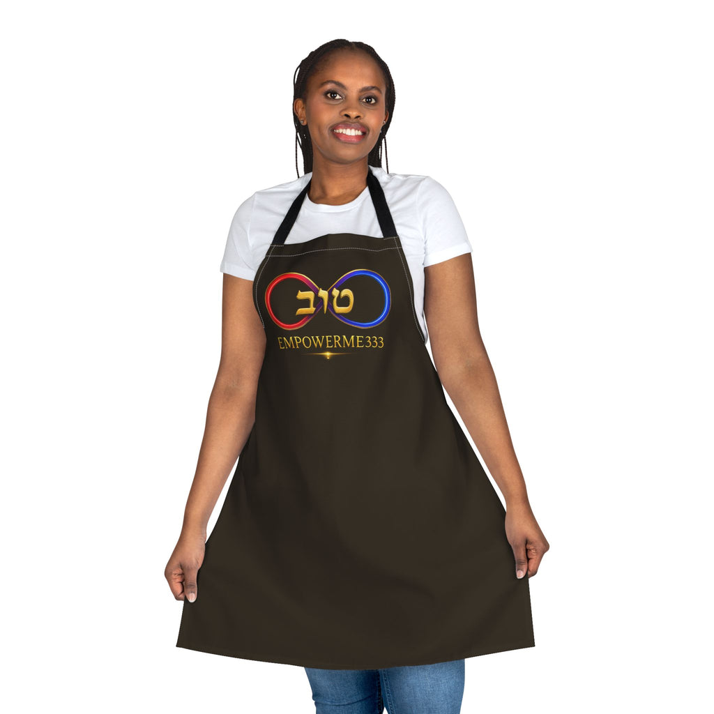 Hebrew 'Tov' Emblem Cooking Apron — EmpowerMe333 Chef Apron