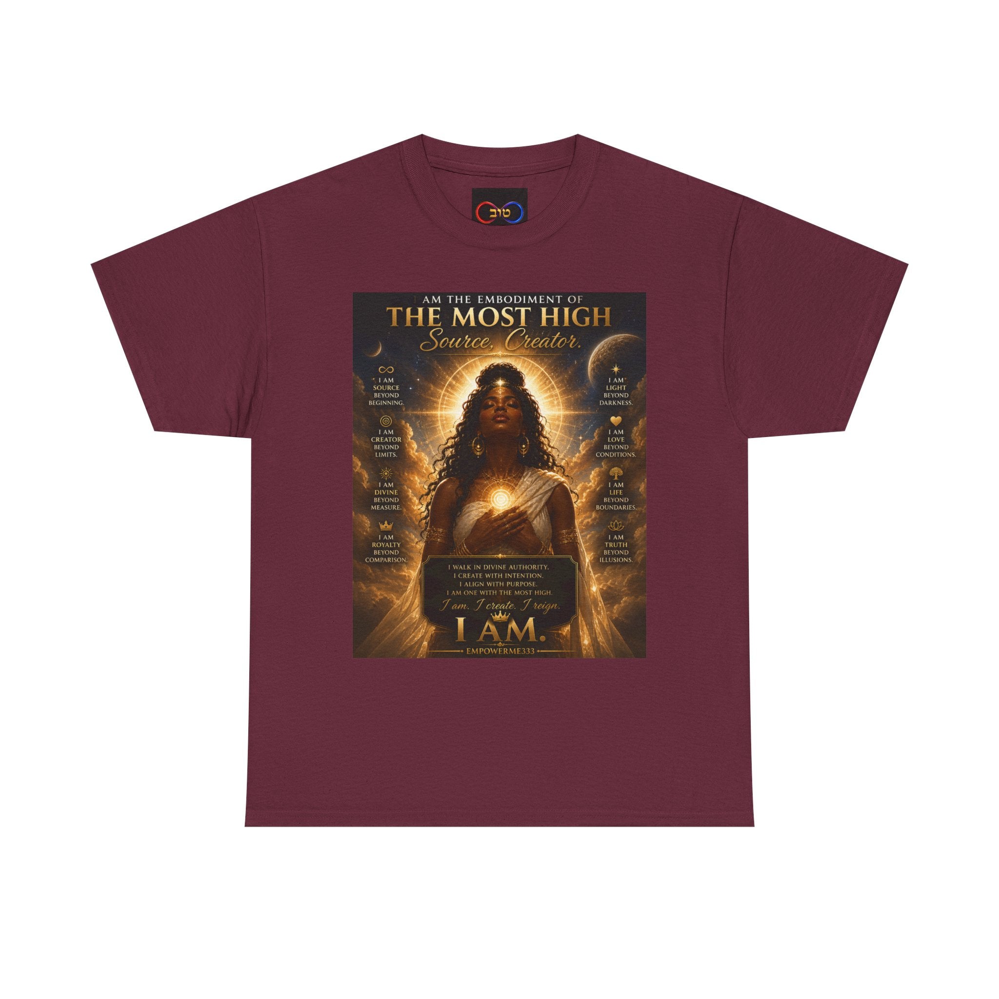 Christian Faith T-Shirt — “I AM” The Most High Inspirational Tee