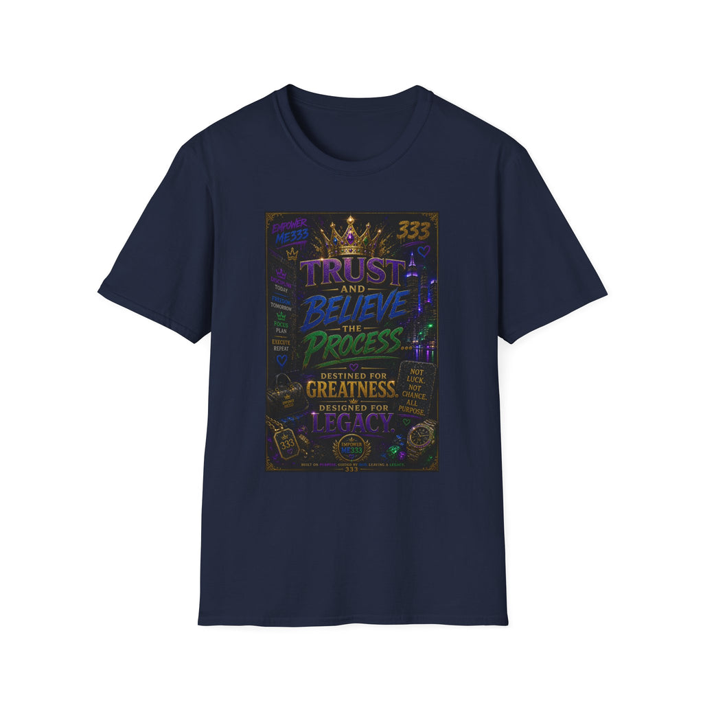 Trust and Believe Princess T-Shirt — Inspirational Crown Graphic Tee