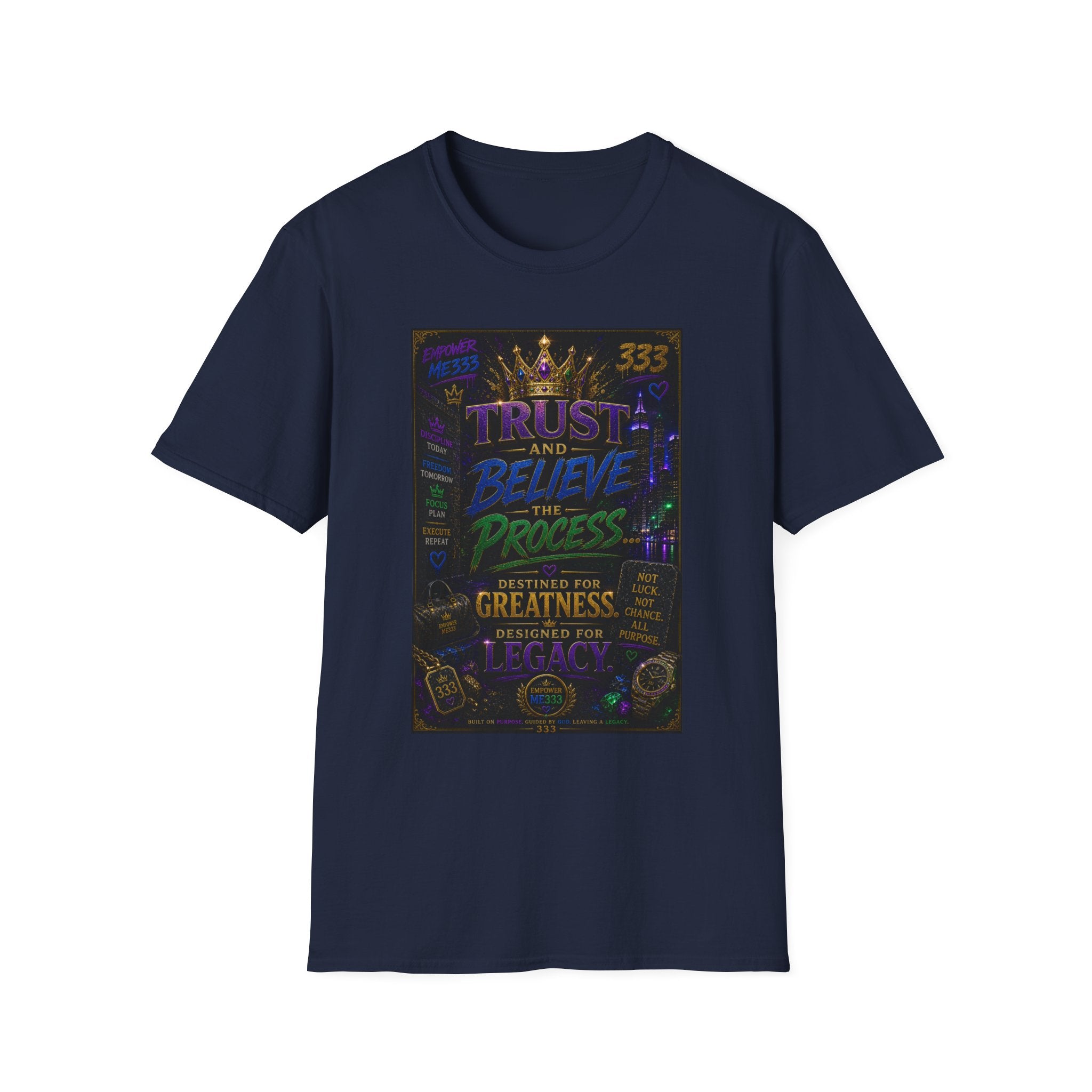 Trust and Believe Princess T-Shirt — Inspirational Crown Graphic Tee