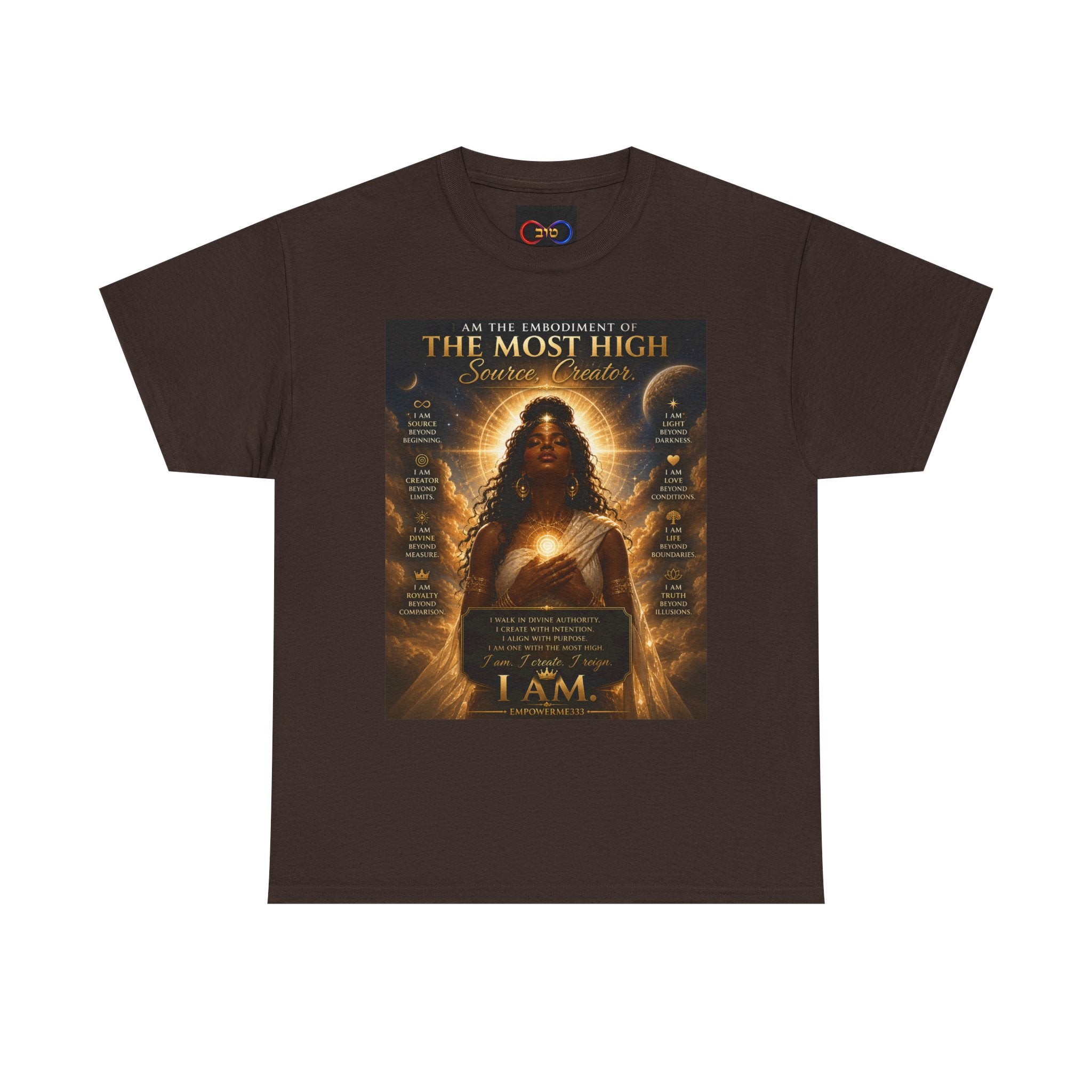 Christian Faith T-Shirt — “I AM” The Most High Inspirational Tee