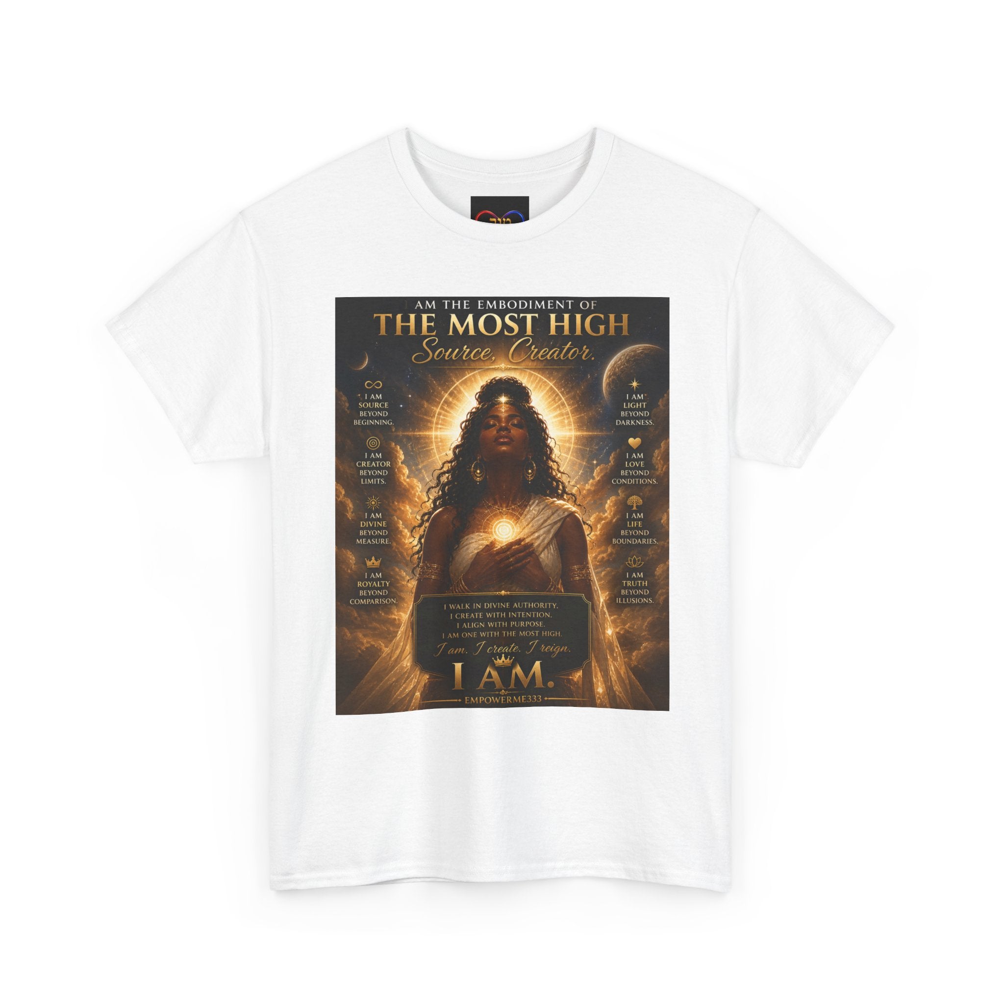 Christian Faith T-Shirt — “I AM” The Most High Inspirational Tee