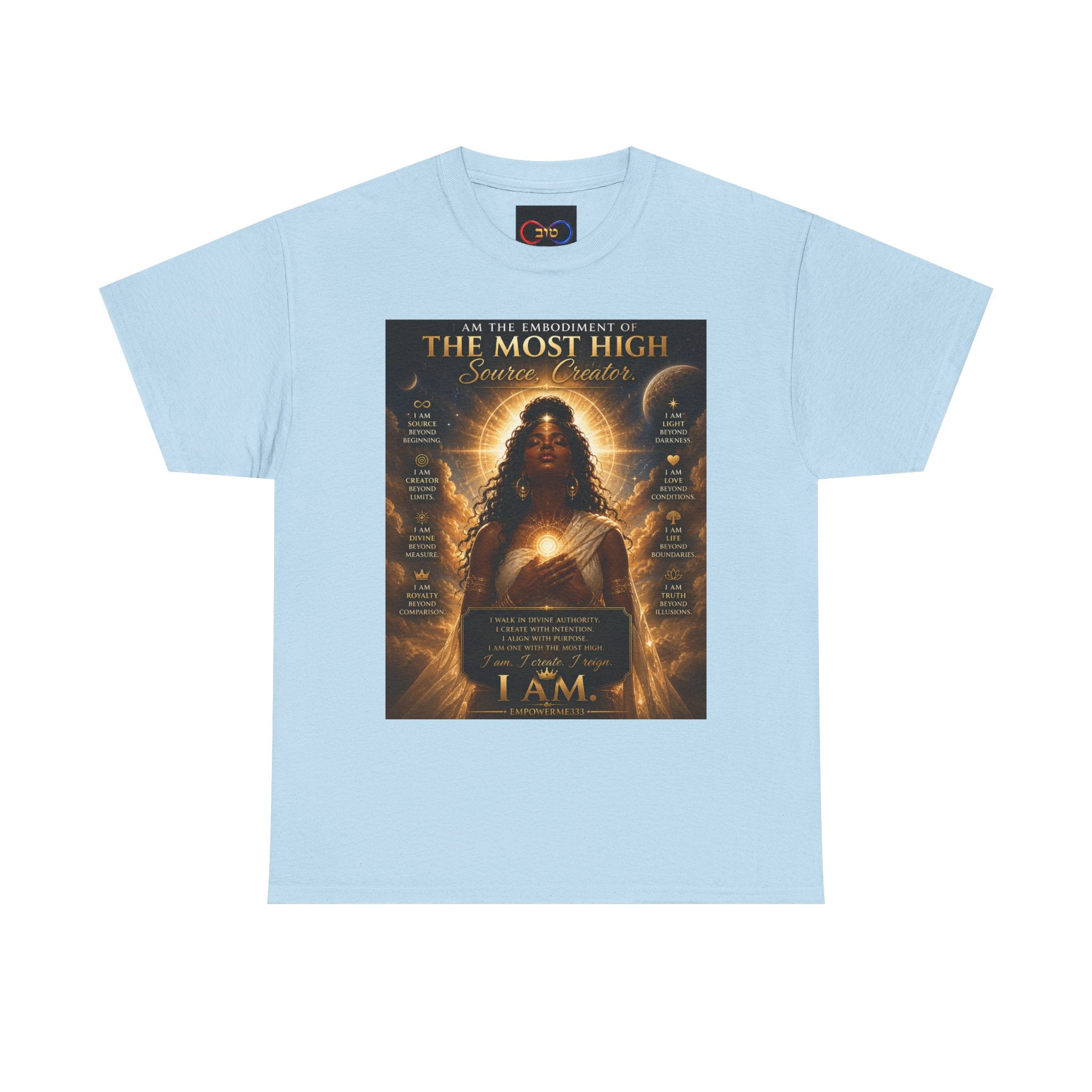 Christian Faith T-Shirt — “I AM” The Most High Inspirational Tee