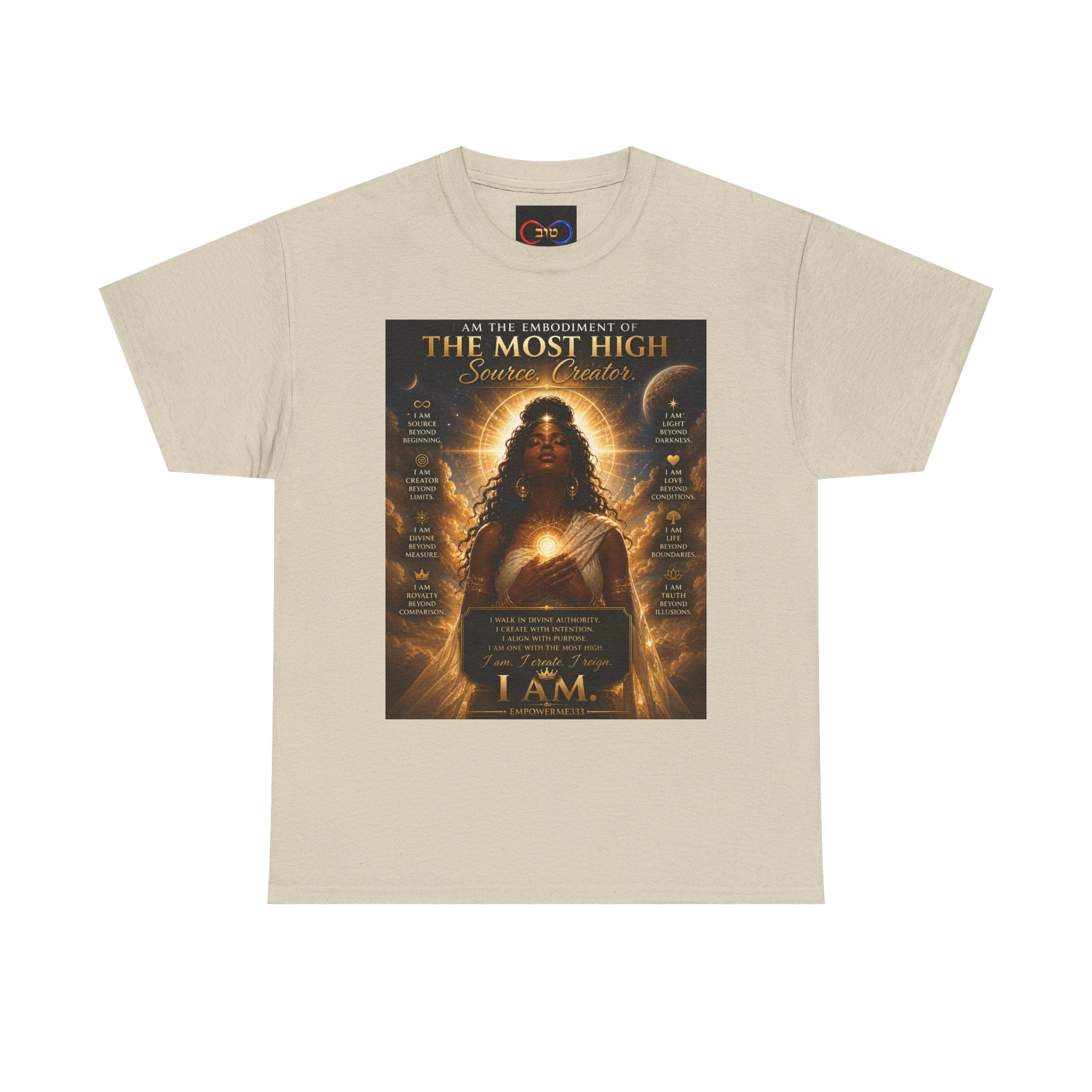 Christian Faith T-Shirt — “I AM” The Most High Inspirational Tee