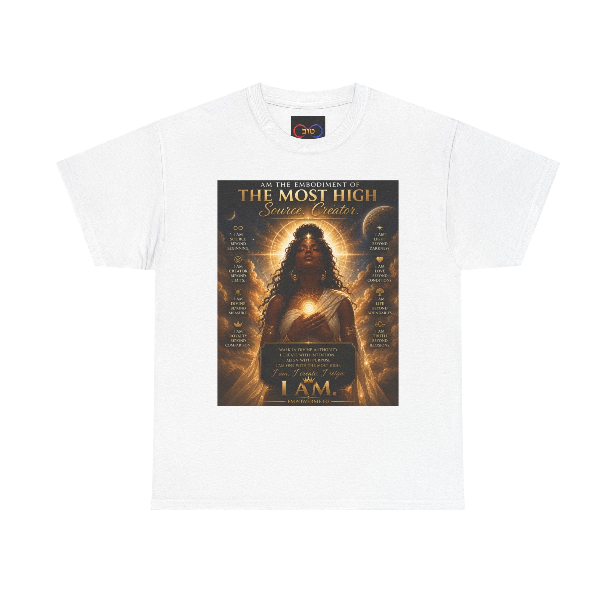 Christian Faith T-Shirt — “I AM” The Most High Inspirational Tee