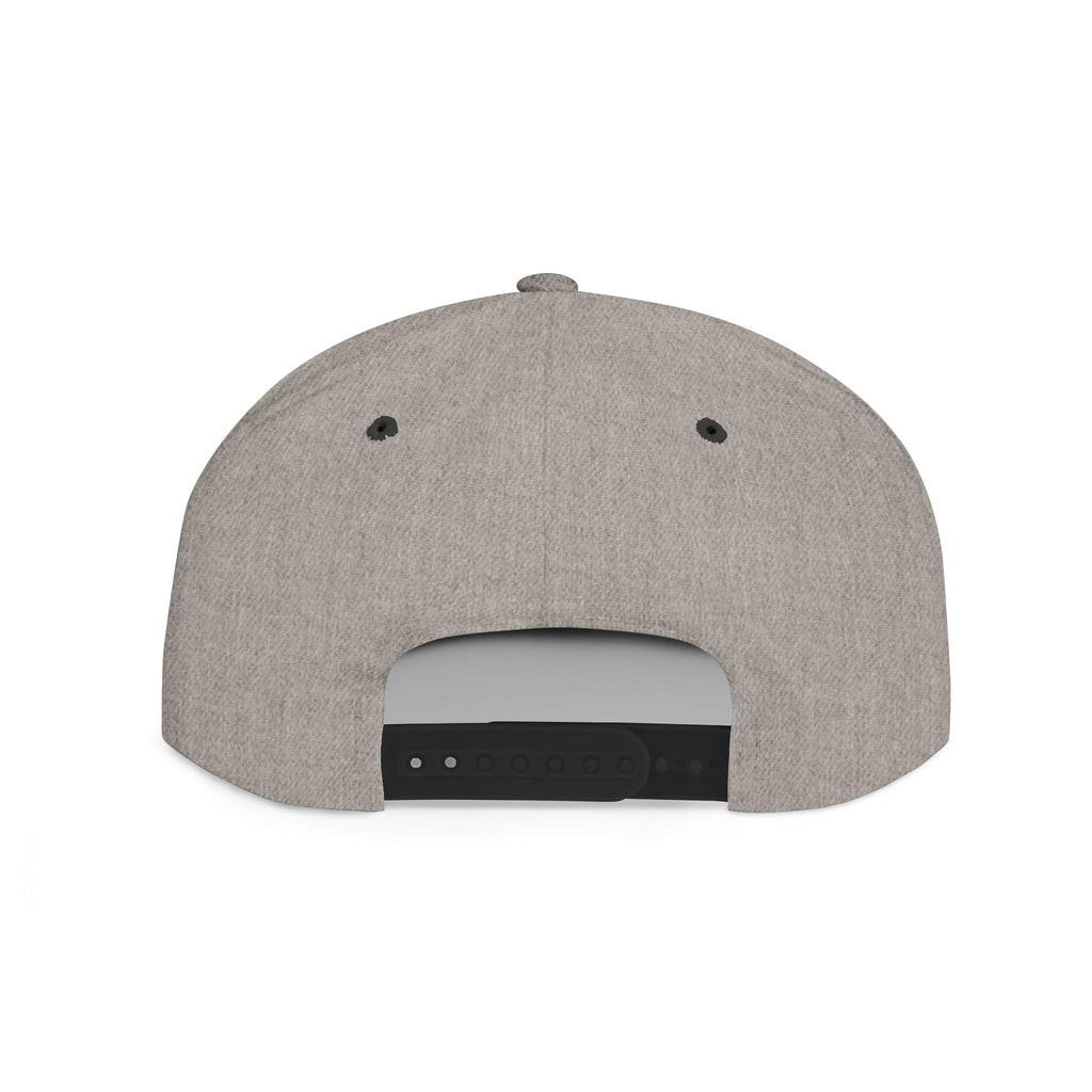 Infinity Heart Flat Bill Snapback Hat — Colorful Love Logo Embroidered Cap