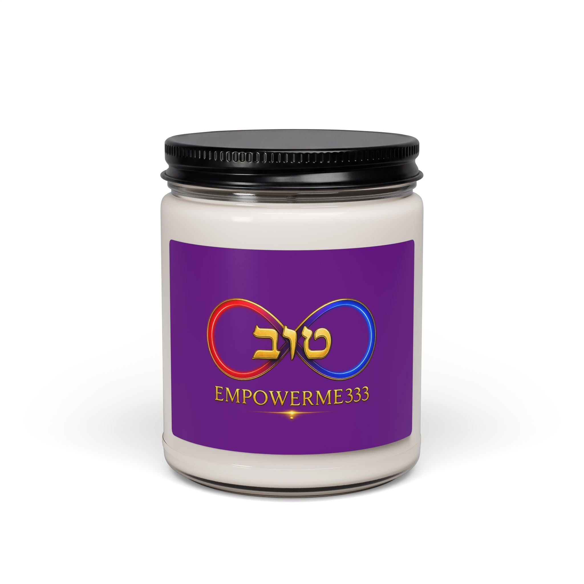 Soy Candle — EmpowerMe333 'Tov' Heart Scented Jar (9oz)