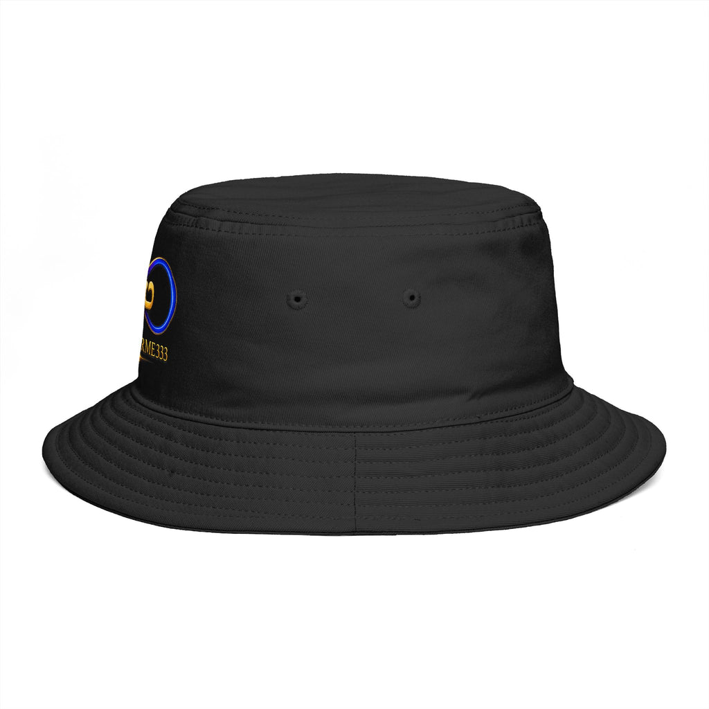 Bucket Hat — EmpowerMe333 Infinity Logo Embroidered Black Hat
