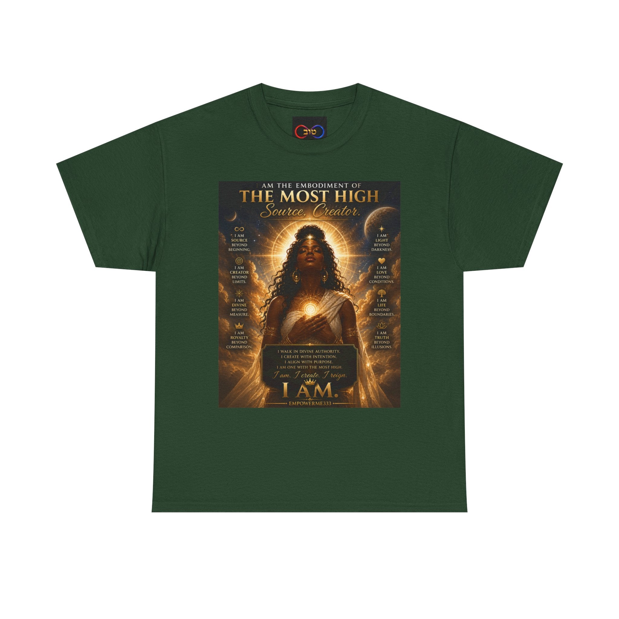 Christian Faith T-Shirt — “I AM” The Most High Inspirational Tee