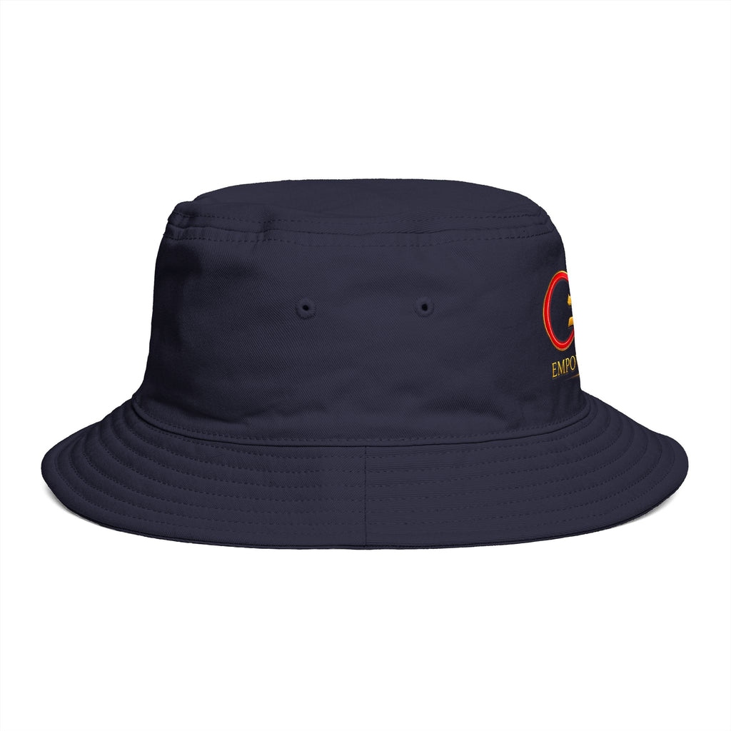 Bucket Hat — EmpowerMe333 Infinity Logo Embroidered Black Hat