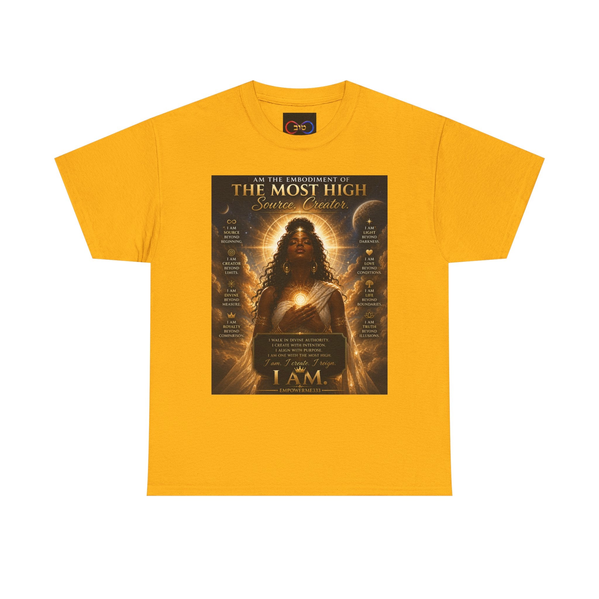 Christian Faith T-Shirt — “I AM” The Most High Inspirational Tee