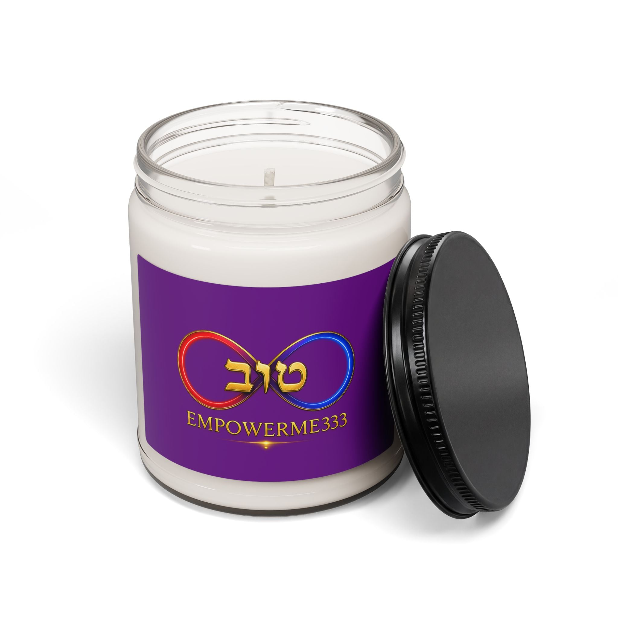 Soy Candle — EmpowerMe333 'Tov' Heart Scented Jar (9oz)