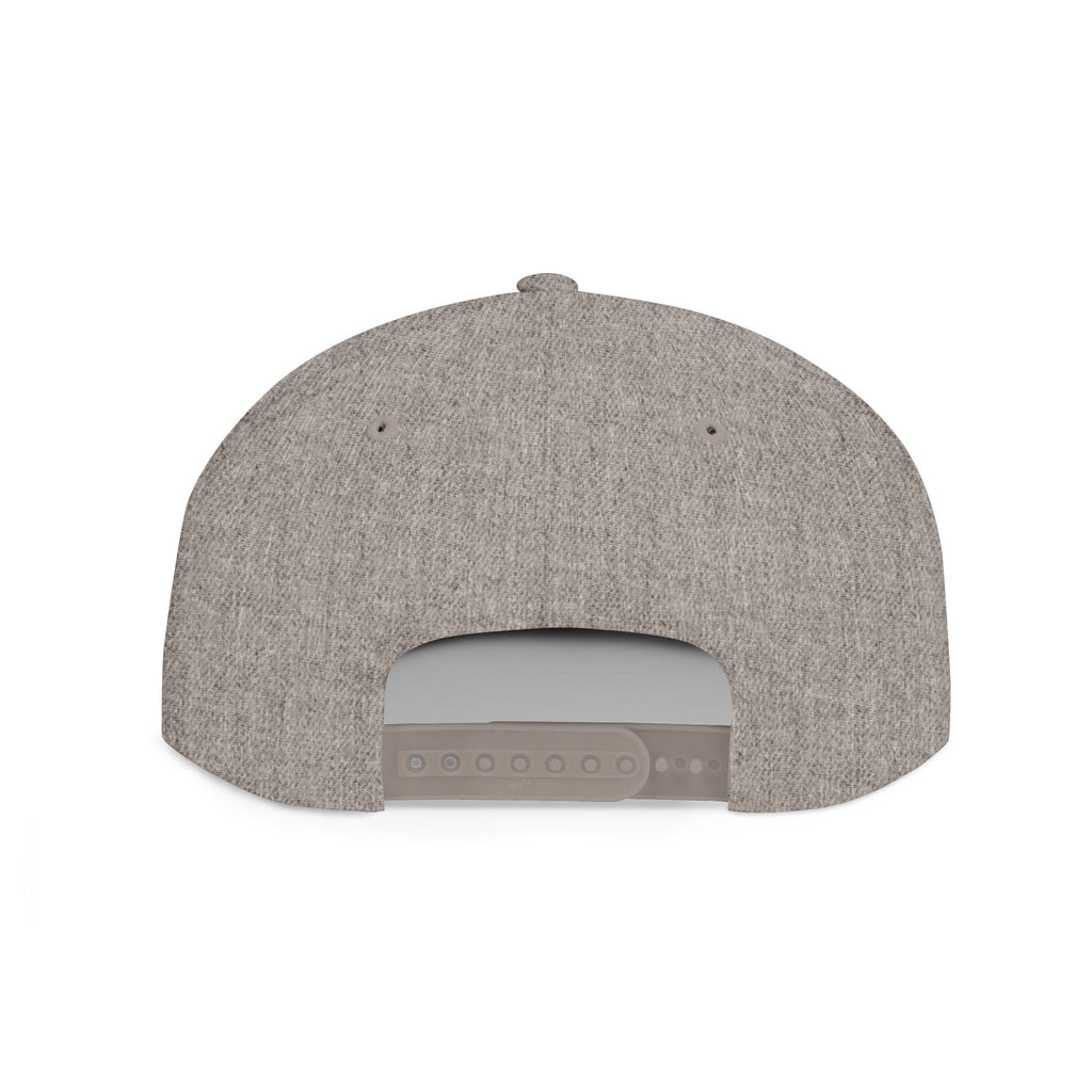 Infinity Heart Flat Bill Snapback Hat — Colorful Love Logo Embroidered Cap
