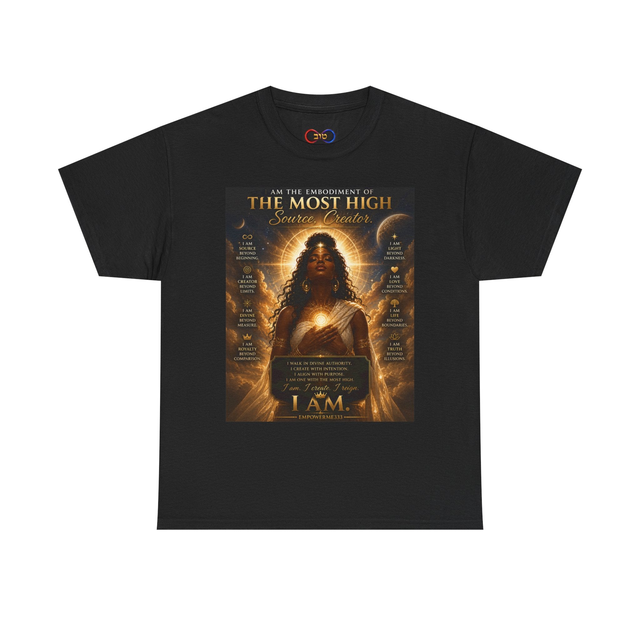 Christian Faith T-Shirt — “I AM” The Most High Inspirational Tee