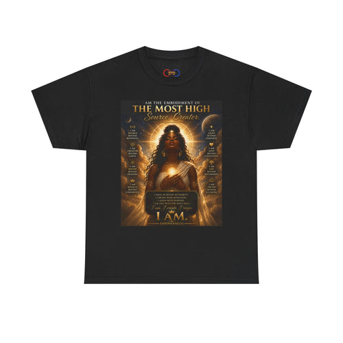 Christian Faith T-Shirt — “I AM” The Most High Inspirational Tee