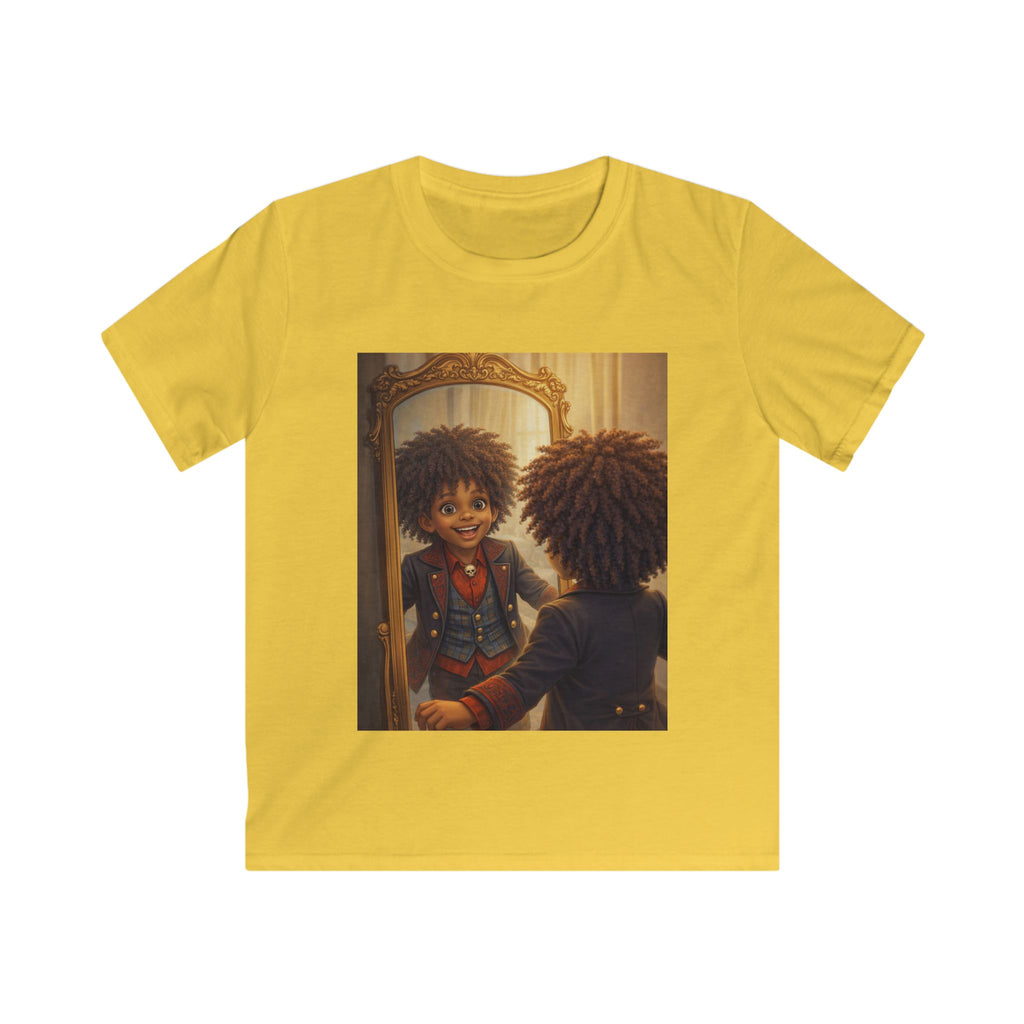 Kids Tee — "Look Into the Mirror and Embrace Your True Identity" Inspirational Shirt