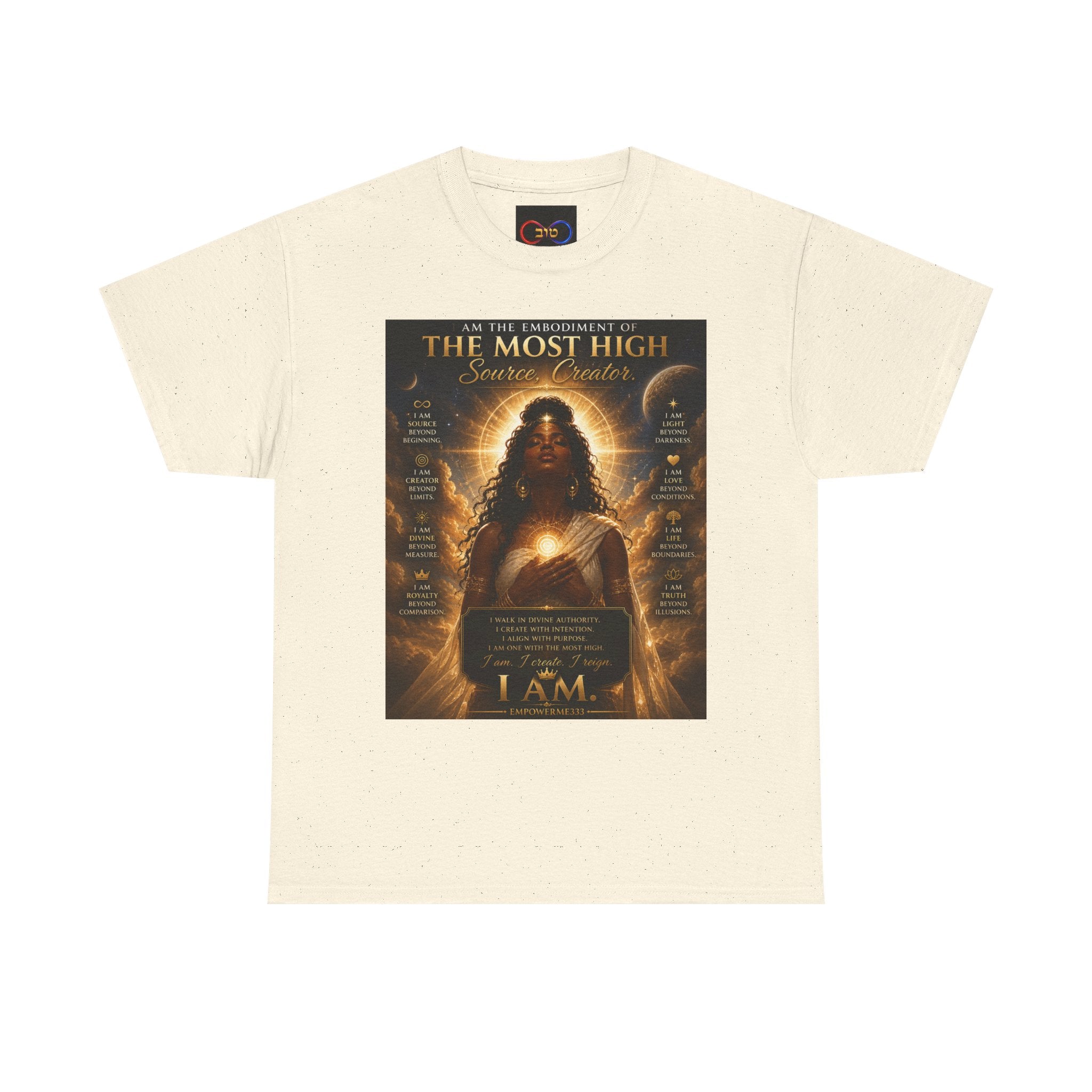 Christian Faith T-Shirt — “I AM” The Most High Inspirational Tee